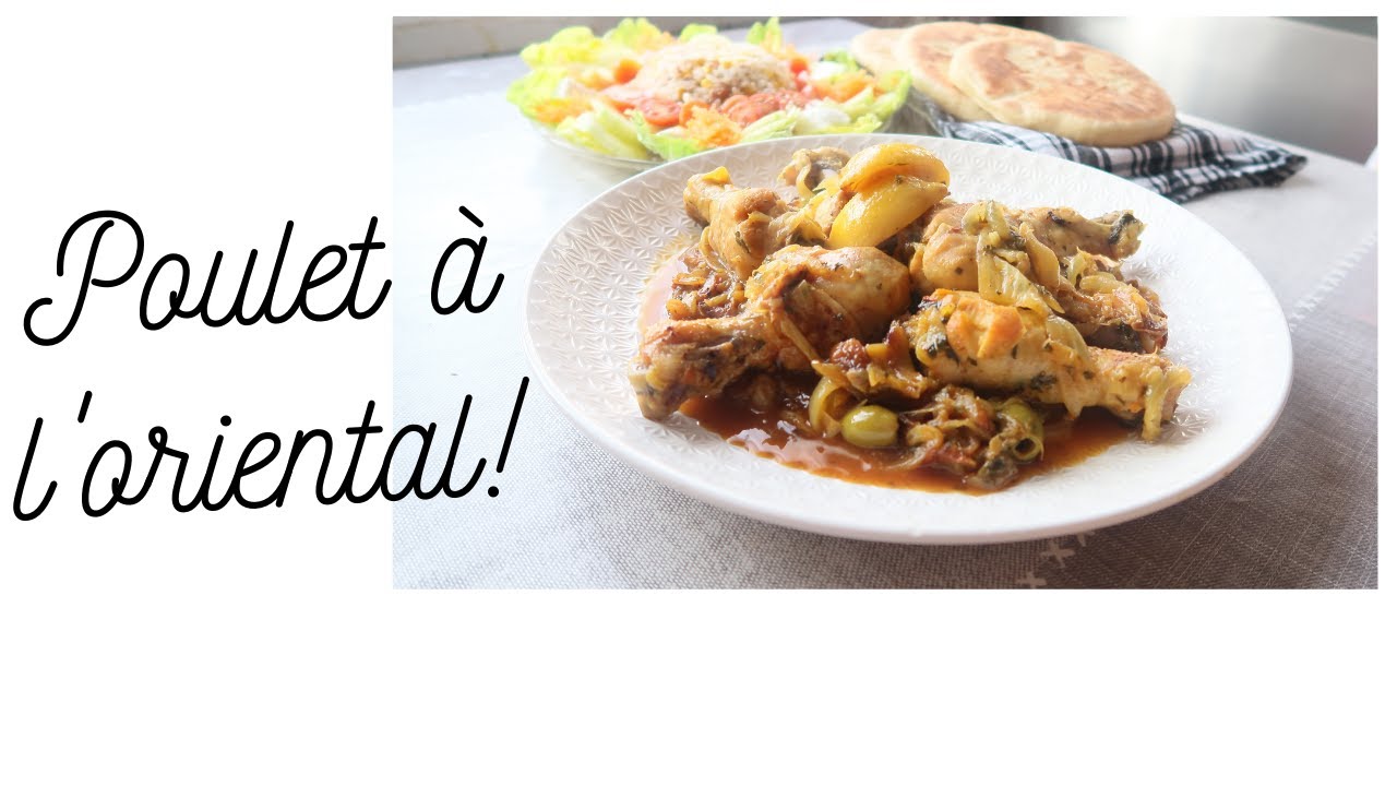 Recette de poulet &agrave; l'oriental~jycookmakeup ~