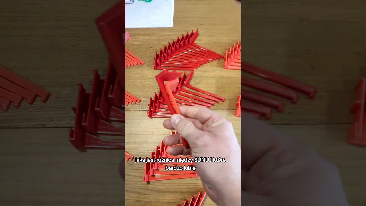 PETG RED SUNLU vs ROSA 3D #sunlu #rosa3d #petg #pla #druk3dpolska #druk3d #bambu #bambulab #produkt