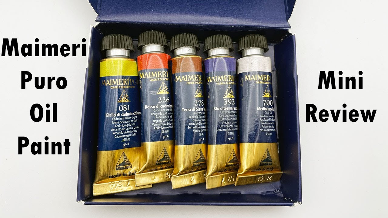 Maimeri Puro Oil Paint Mini Review