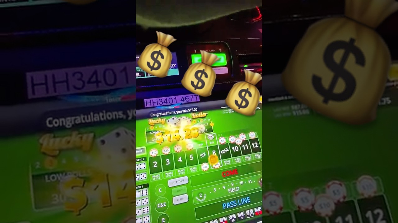POV CRAPLESS BUBBLE CRAPS $40-$1000 w LADY SHOOTER PT. 12 #gambling #pov #lasvegas #bluff #shorts