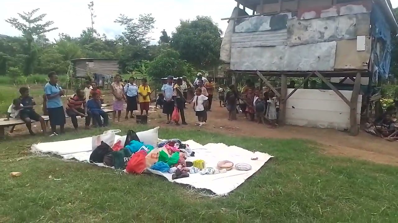 Busanim Creek Adventist Church visit to nine 9⃣ mile Lae, Morobe at Wara-pumkain.