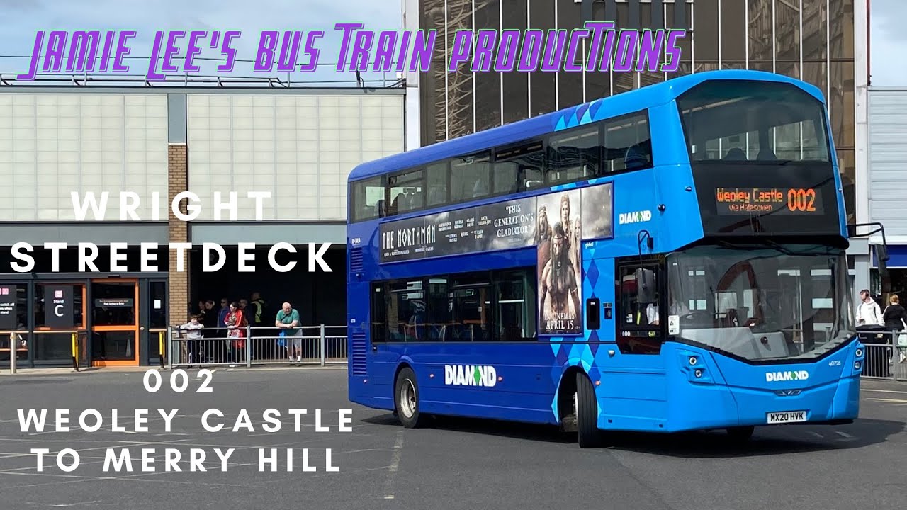 *Recent transfer* Diamond buses Wright StreetDeck no 40726 on route 002