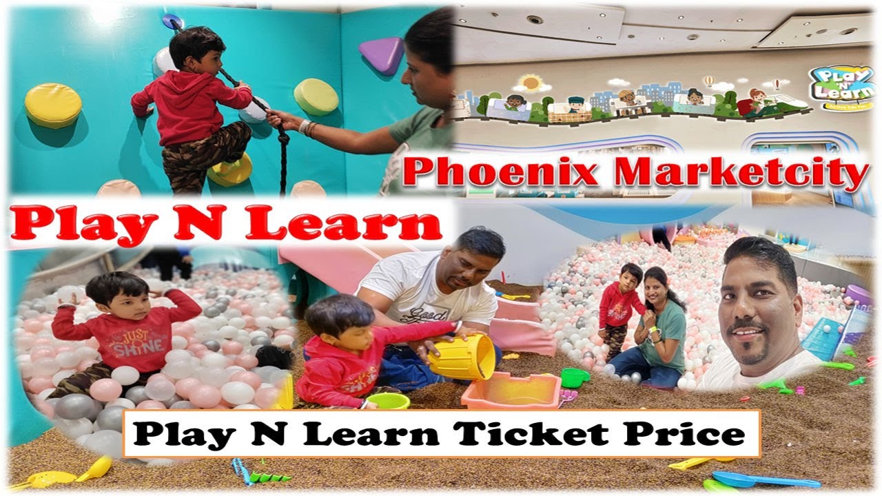 Kids Indoor Playground And Play Area in Mumbai /Play N Learn Phoenix Marketcity, Kurla #marathivlog
