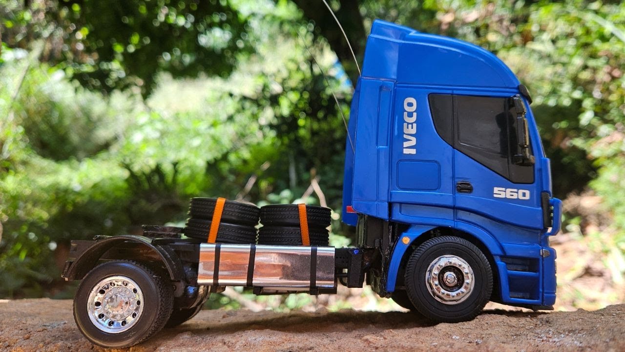 Mini iveco hiway toco de controle remoto
