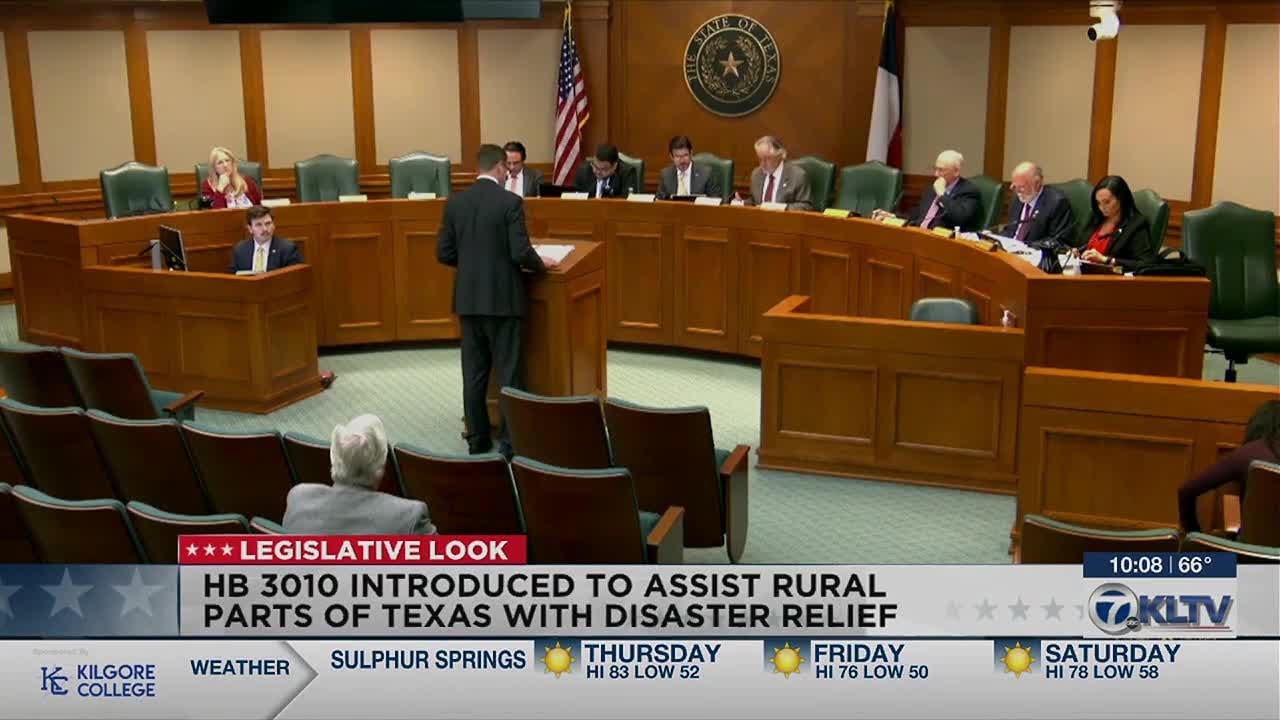 Rep. Ashby introduces bill to assist rural parts of Texas with disaster relief