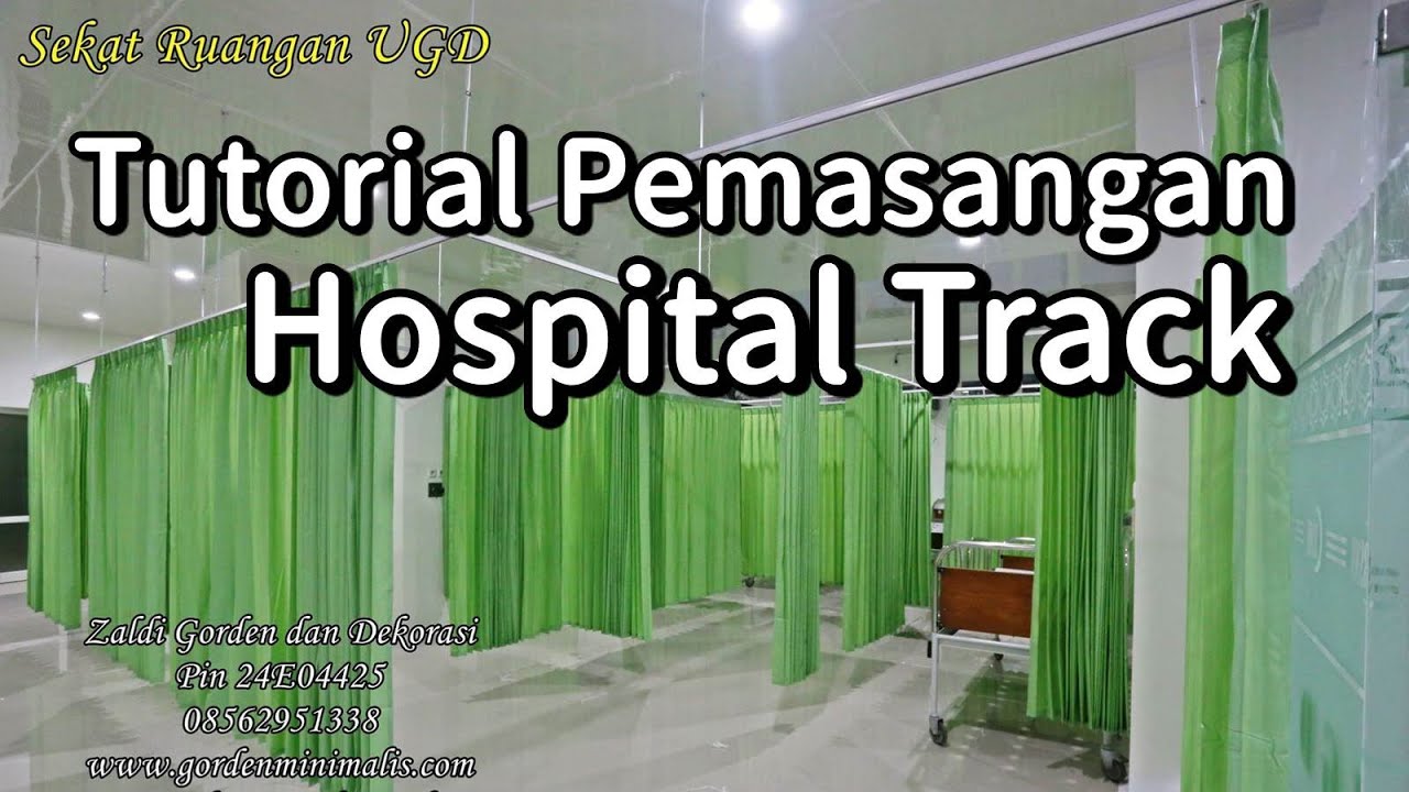 Tutorial Cara Pemasangan Hospital track atau rel rumah sakit