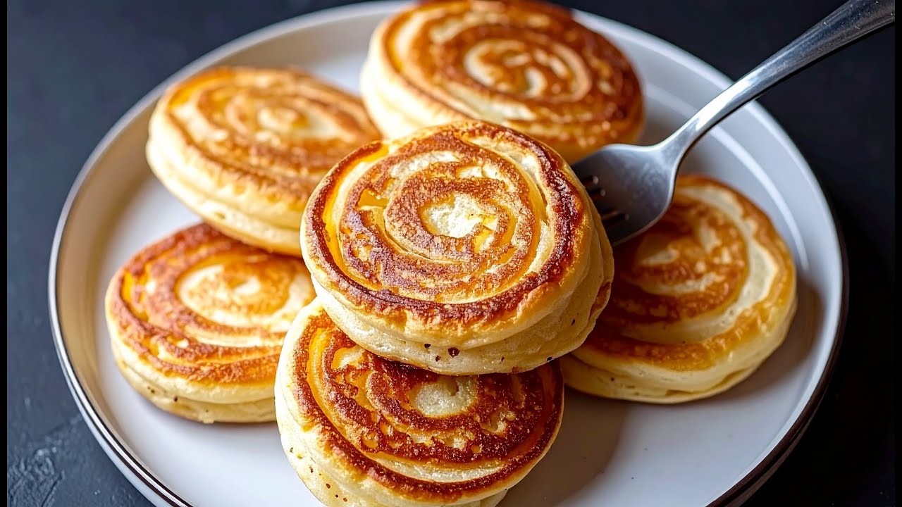 Haben Sie 1 Ei und Joghurt? Souffl&eacute;-Pfannkuchen in nur 5 Minuten!