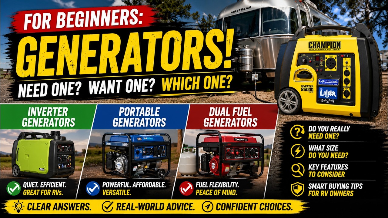 FOR BEGINNERS: GENERATORS! Need one? Want one? Which one?