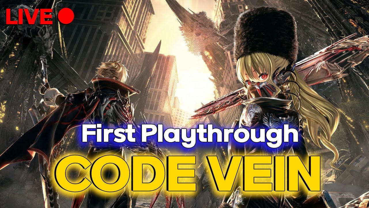 [Chobra LIVE] Running solo now in CODE VEIN First Playthrough (PS5) !yt !discord
