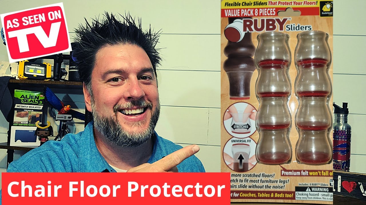 Обзор Ruby Sliders в сравнении с чехлами для ножек стульев Amazon. @bulbhead #RubySliders [335]