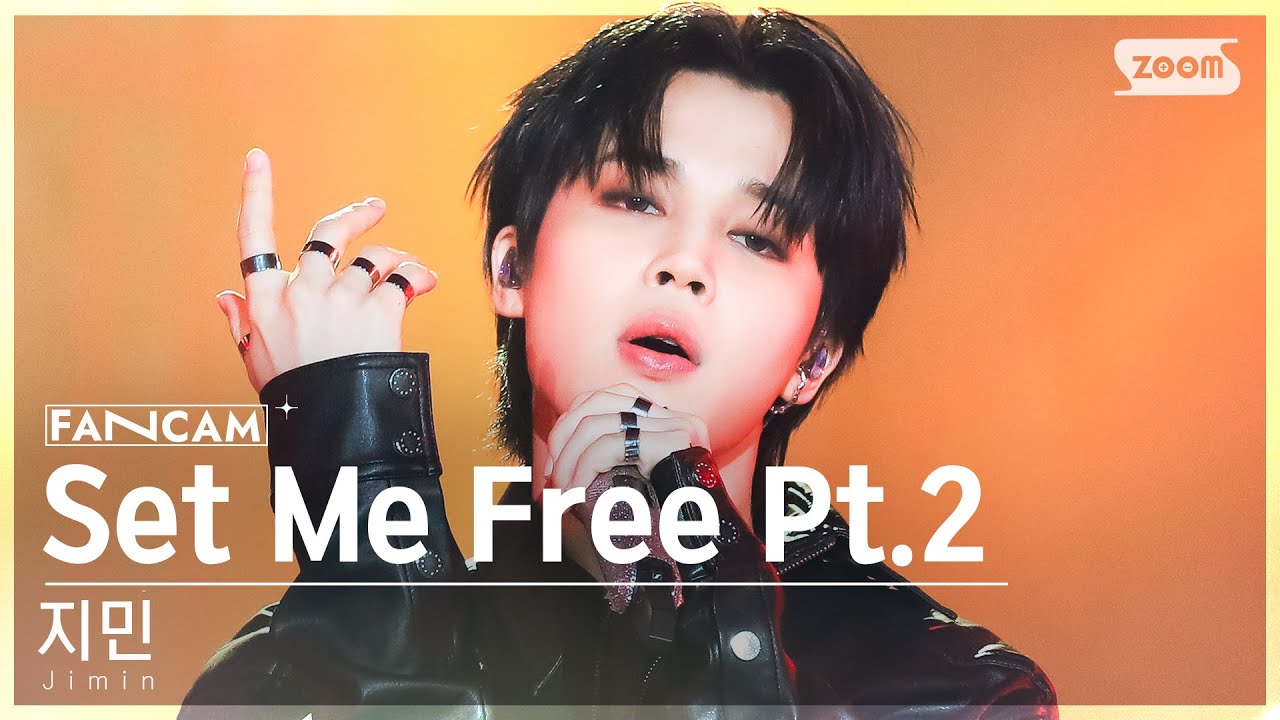 [안방1열 직캠4K] 지민 'Set Me Free Pt.2' (Jimin FanCam) @SBS Inkigayo 230402