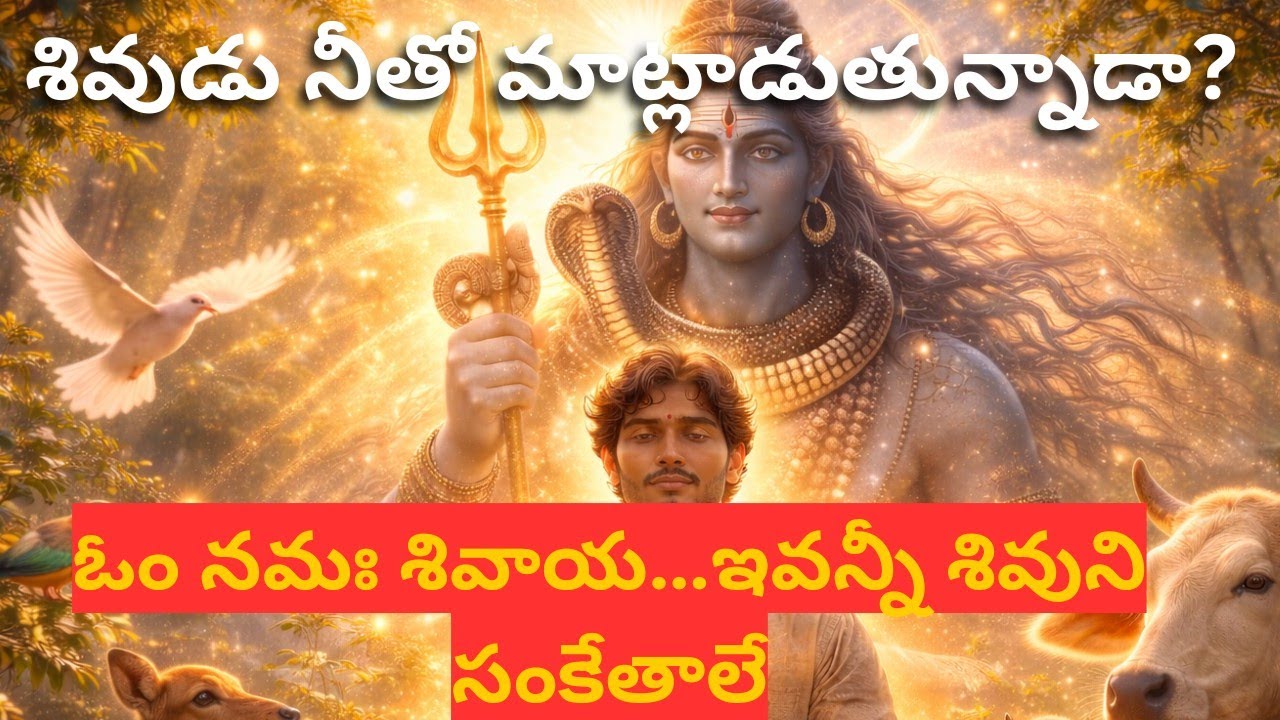 శివుడు నీతో మాట్లాడుతున్నాడా? మహాదేవుని 8 దివ్య సంకేతాలు🙏🙏Is Shiva Calling You?8 Signs of Lord Shiva