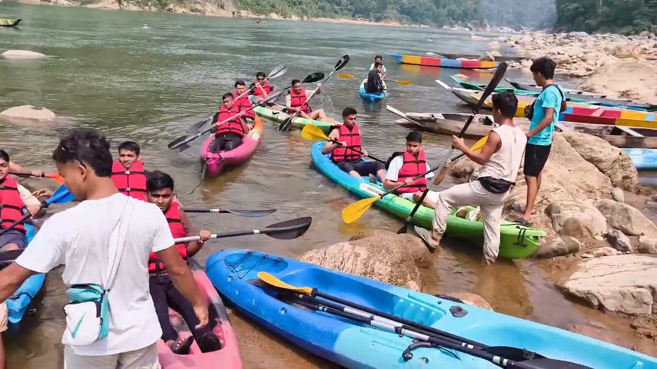Water activities in shnongpdeng 