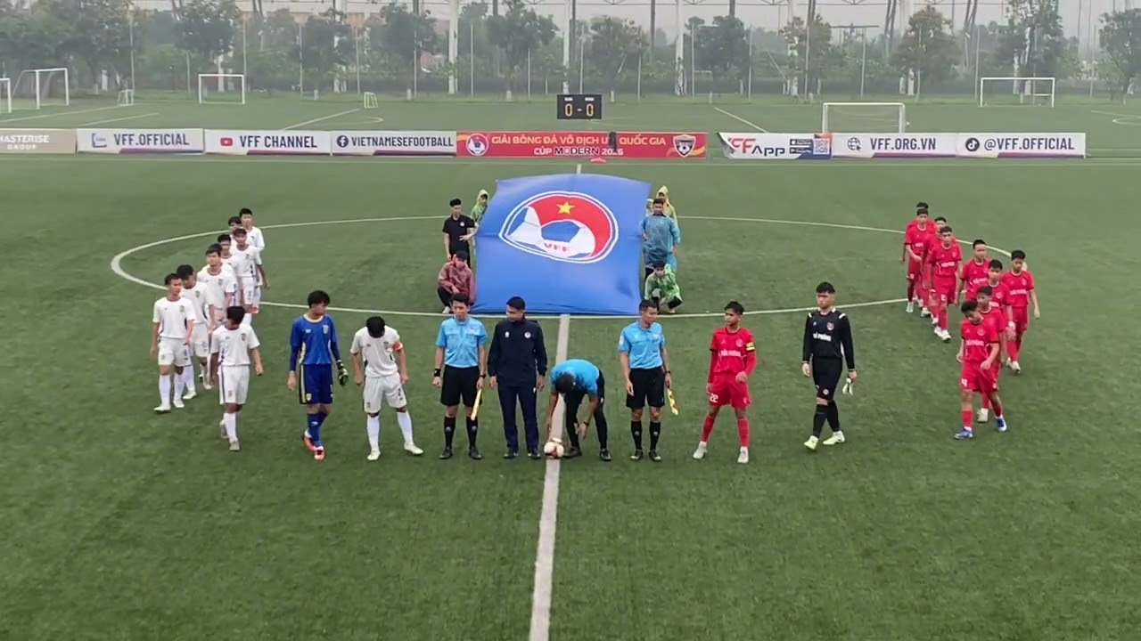 Hiệp 1 : U15 Hải Phòng FC vs U15 SLNA ( vòng 4- vòng loại U15 quốc gia năm 2026)