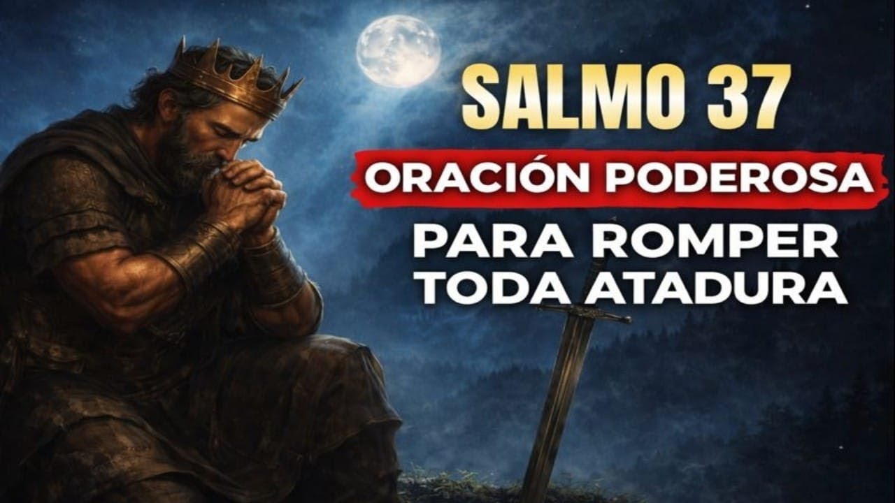 SALMO 37 ORACIÓN PODEROSA PARA ROMPER LA BRUJERÍA, LA ENVIDIA Y TODA MALDICIÓN  DIOS PELEA POR TI