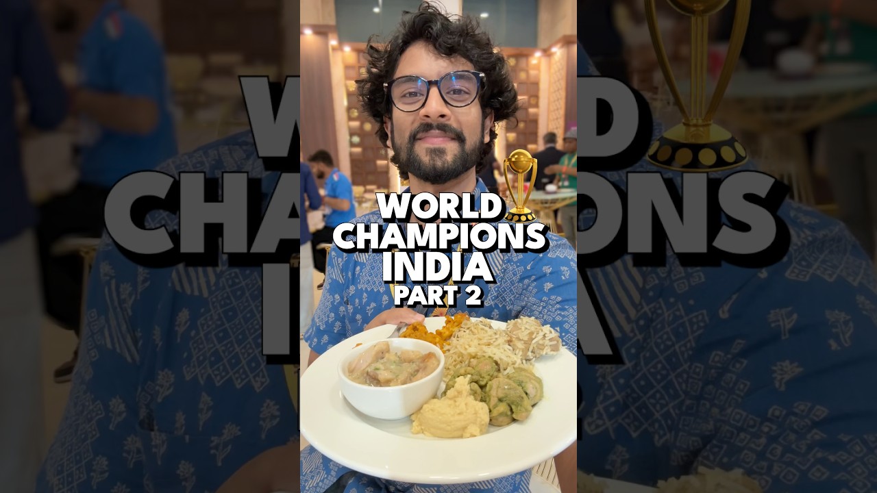 Hospitality Food As India Win World Cup! 🏆🇮🇳