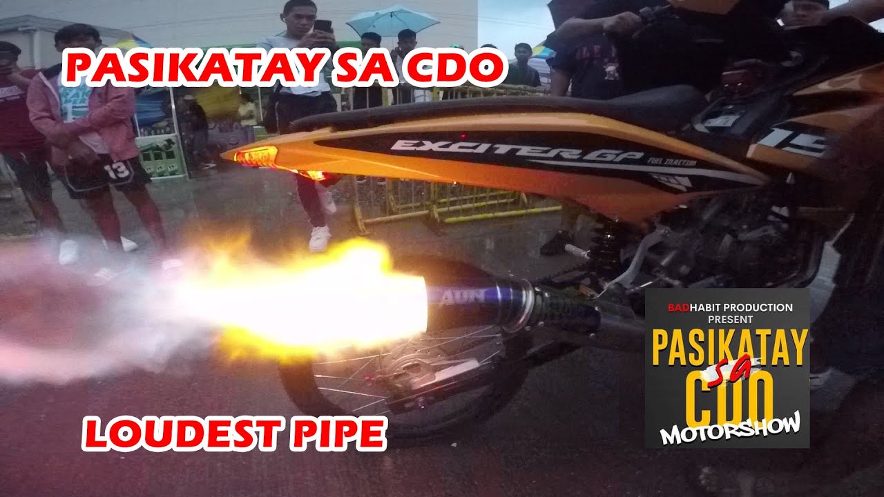 PASIKATAY SA CDO MOTORSHOW LOUDEST PIPE  (SNIPER 150)