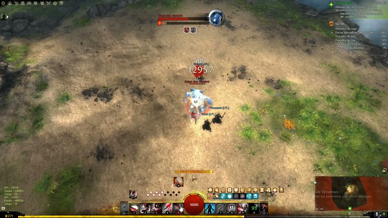 Gw2 - Voleur fracasseur + sniper DPS simplifié PVE