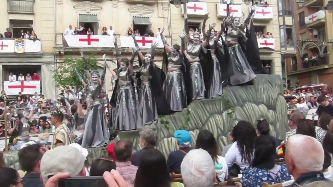 Christians against the Moors festival   Alcoy --Alcoi #Spain APRIL 2023