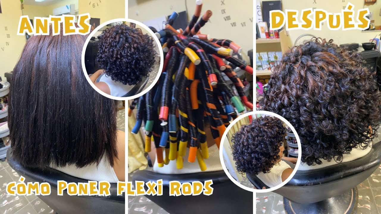 ✨ TRANSICIÓN CAPILAR: Del Alisado al Rizo Natural con Flexi Rods ✨