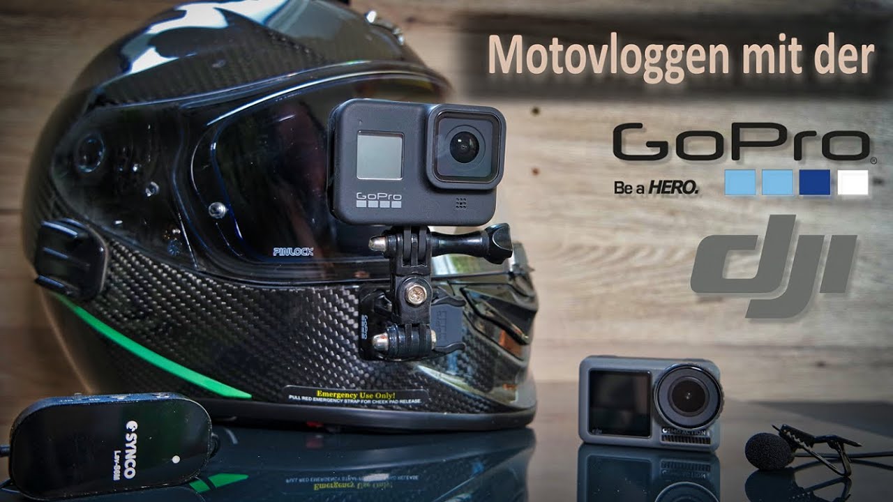 Basics zum Motovloggen mit der Actioncam - Gopro und Dji Osmo Action zum Motorradfahren