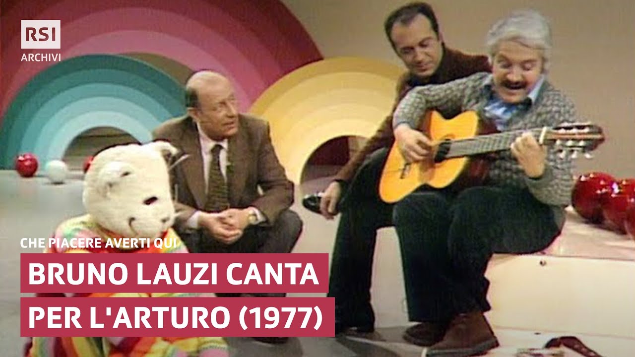 Bruno Lauzi canta per l'Arturo (1977) | Che piacere averti qui | RSI ARCHIVI