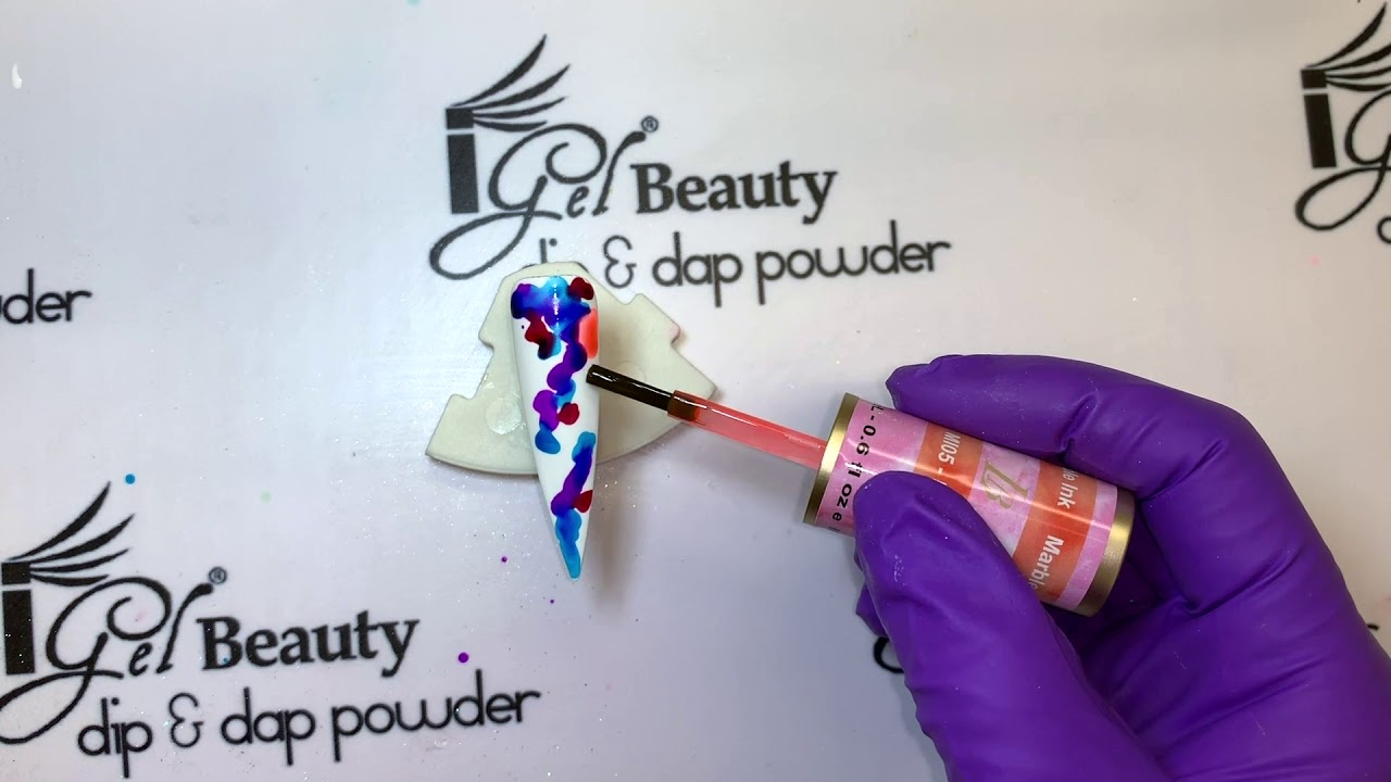 iGelBeauty Marble Ink Tutorial