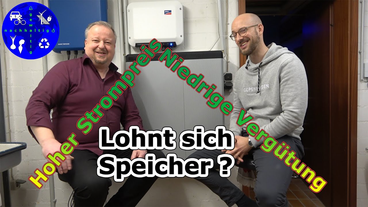 Rechnet sich Speicher bei hohen Strompreisen und niedriger Vergütung? Mit  @MoneyForFuture20