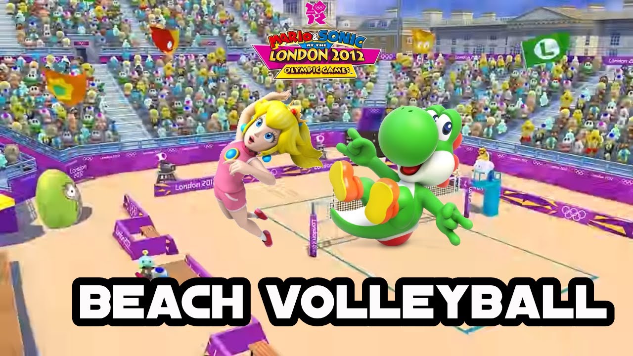 Mario & Sonic At The London 2012 Olympic Games Beach Volleyball # 45 (Team Peach)