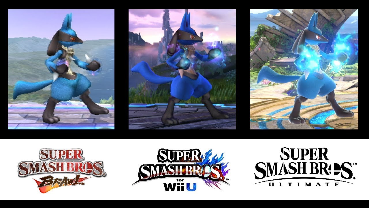 Evolution of Lucario's Moveset in Super Smash Bros. (2008-2018)