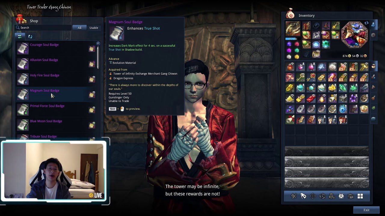 [B&S] What soul badges to get for gunner [Fire & Shadow]
