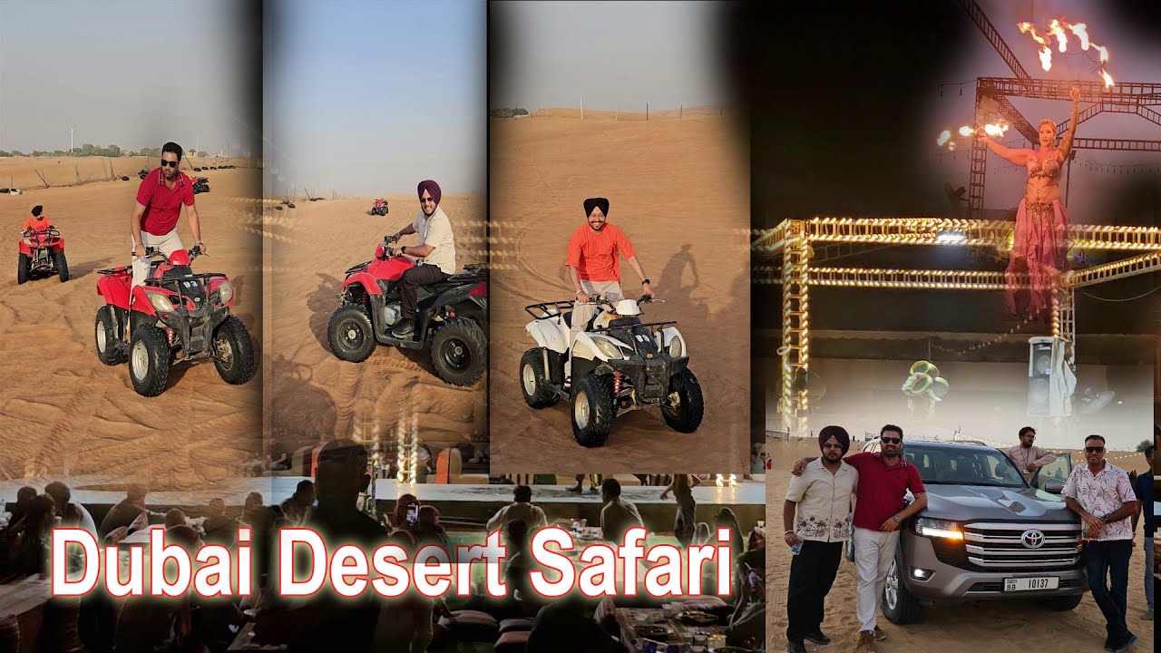 DUBAI DESERT SAFARI TOYOTA LC RIDE !