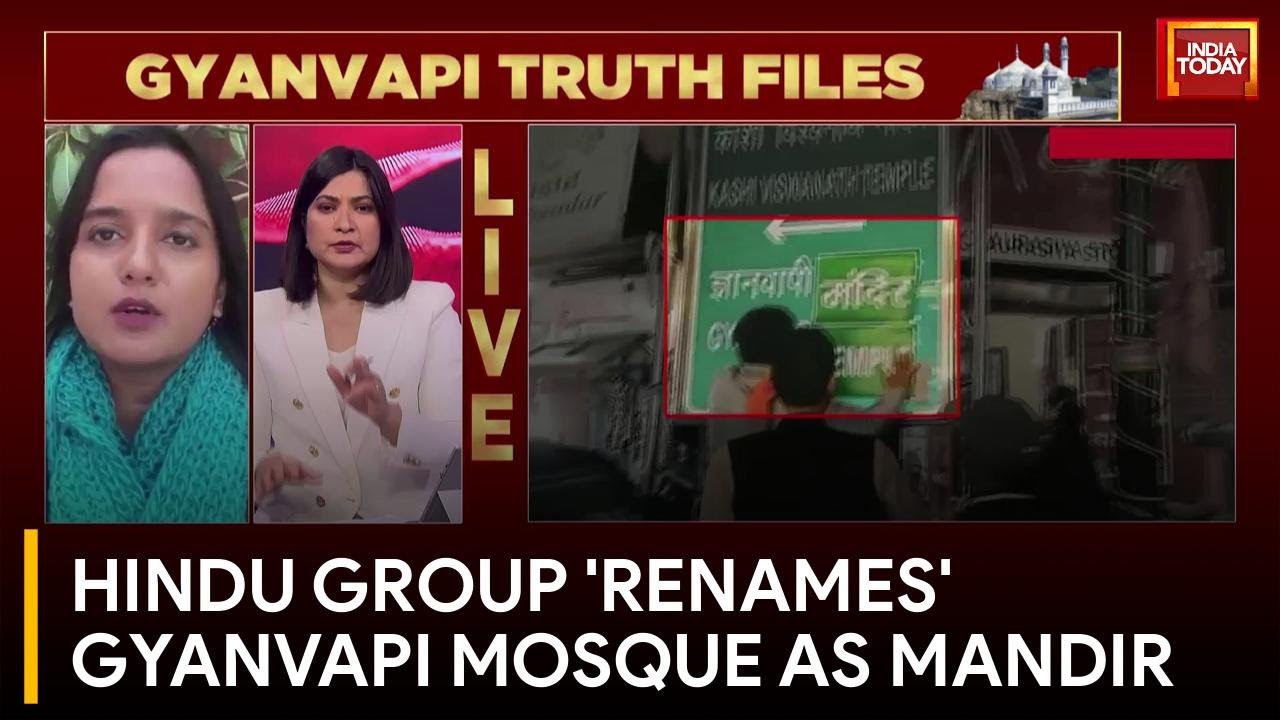 Hindu Fringe Group Places Temple Poster At Gyanvapi Mosque Site | Gyanvapi Case News Updates