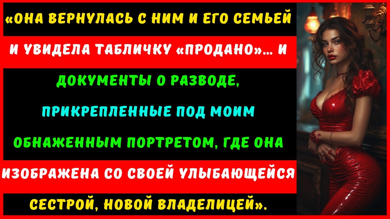 Моя жена вернулась из поездки со своим любовником и его семьей, но я продал дом. RICH C