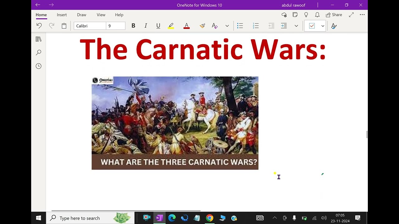 The Carnatic Wars: - 110. #thecarnaticwars #upsc #ias #indianhistory #indianhistory