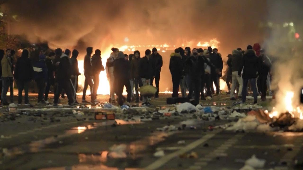 Cars burnt, police injured in Brussels during Morocco World Cup celebrations