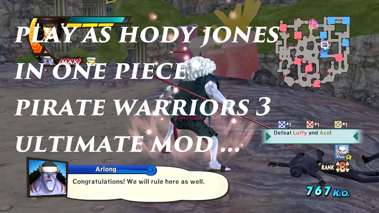 One Piece Pirate Warriors 3 Hody Jones Gameplay