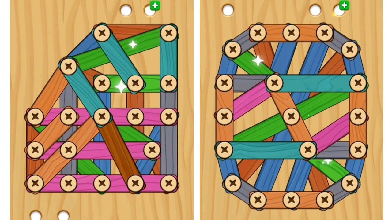 Wood Screw Puzzle level 228 and 229