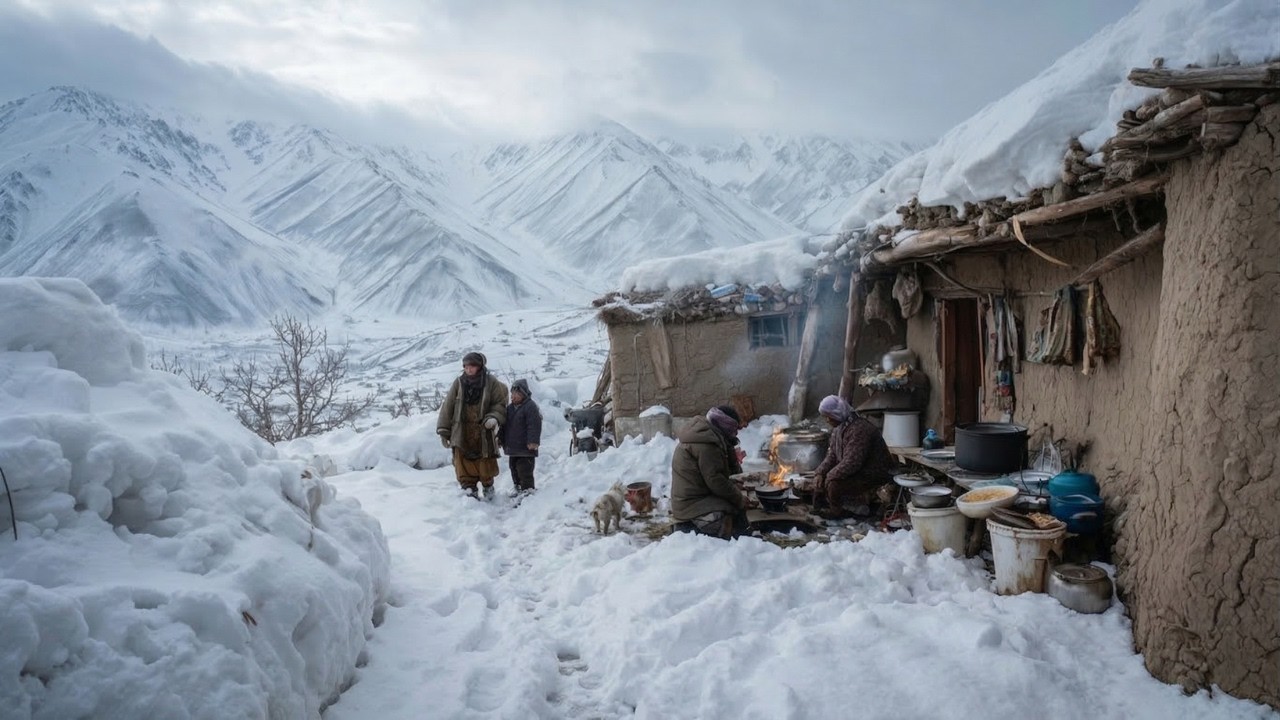 Trapped in Deep Snow in Afghanistan's Most Remote Mountain Village