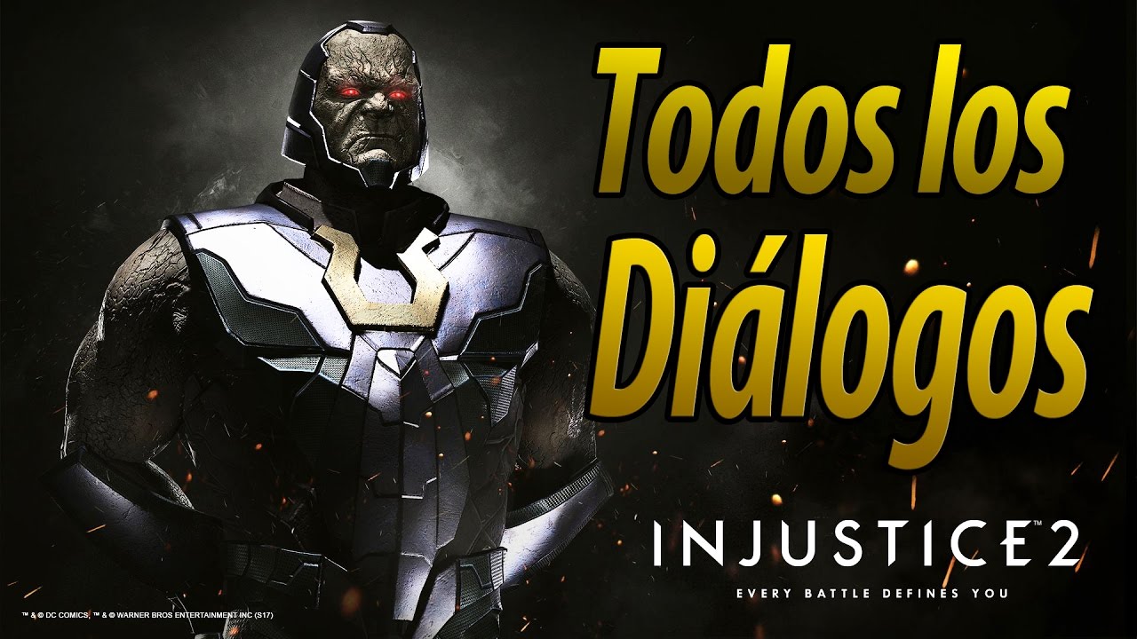Injustice 2 | Español Latino | Todos los Diálogos | Darkseid | PS4 |