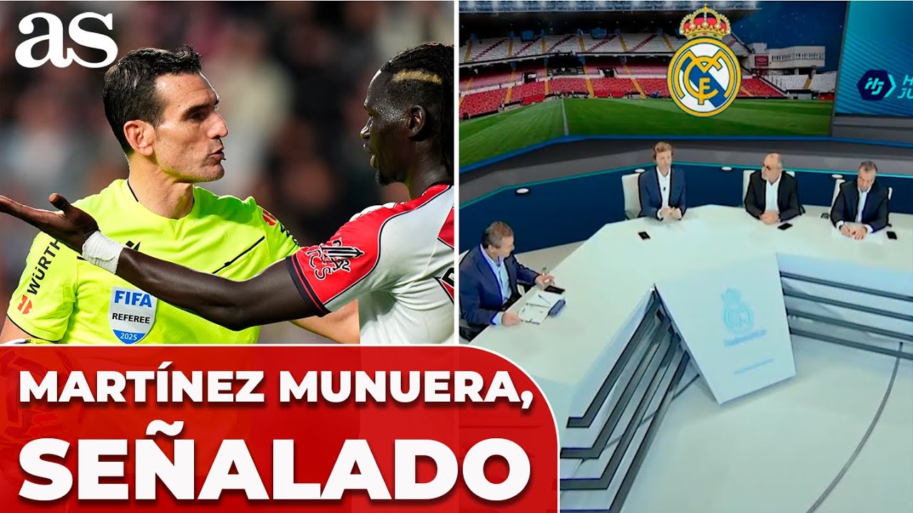 RMTV carga DURAMENTE contra MART&Iacute;NEZ MUNUERA tras el RAYO VALLECANO 0 - REAL MADRID 0