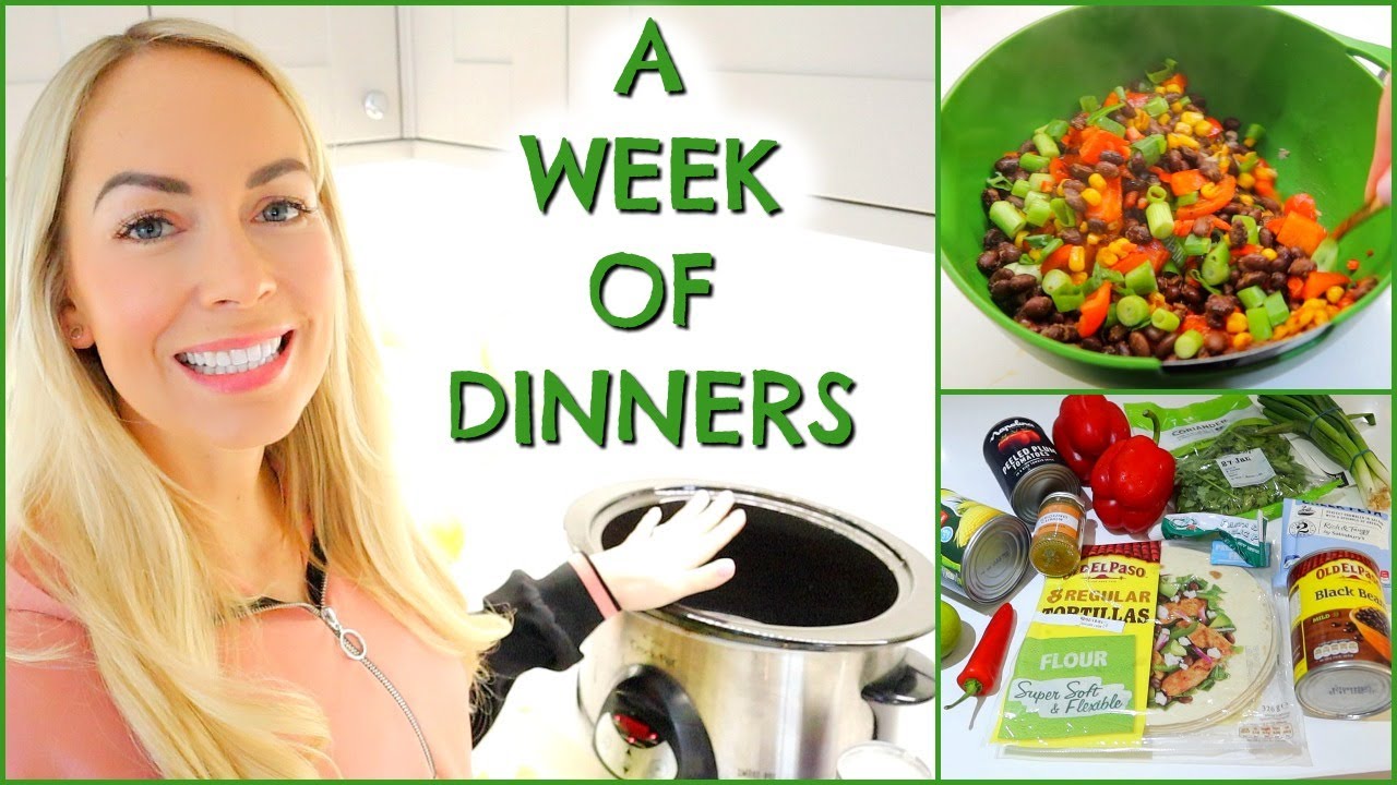 A WEEK OF FAMILY DINNERS #2 | DINNER INSPO & WHAT I EAT | EMILY NORRIS