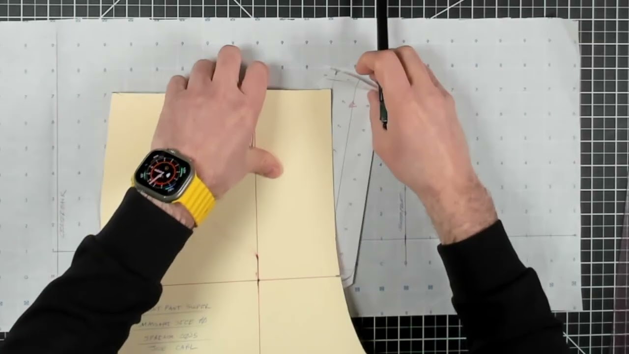 Drafting a Stright Waistband