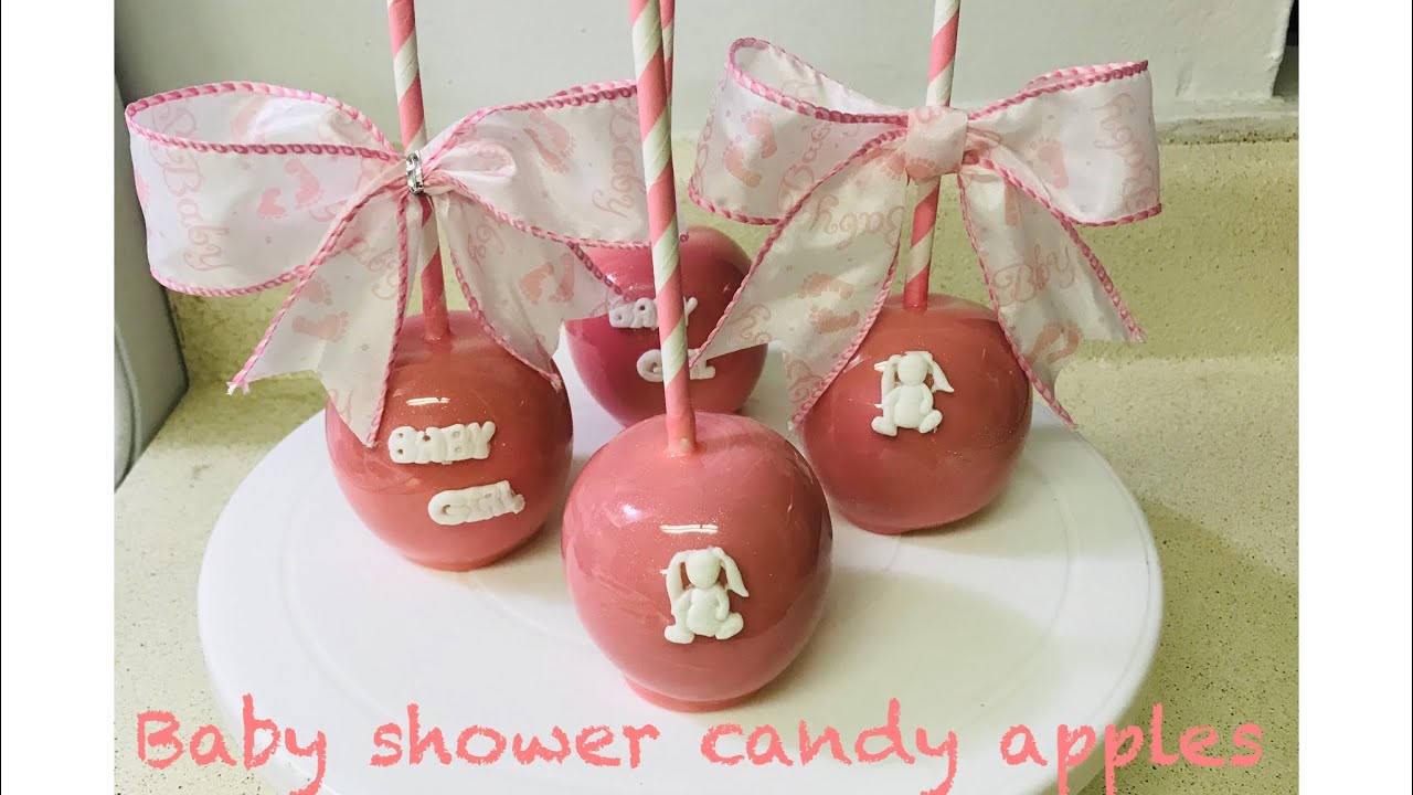 How to make baby shower candy apples(Easy)