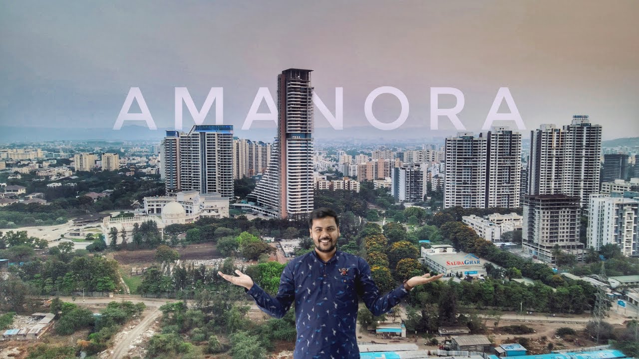 400-Acres Ongoing Lease-Hold Township in Hadapsar, Pune | Amanora Park Town Pune I 4K Drone Video