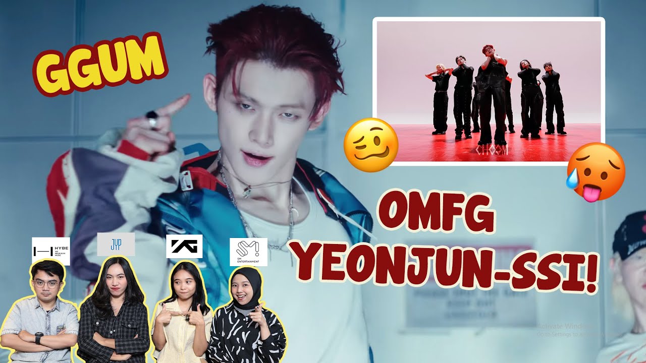 FANS BIG 4 REACT TO YEONJUN TXT ‘GGUM’ MUSIC VIDEO & STUDIO CHOOM