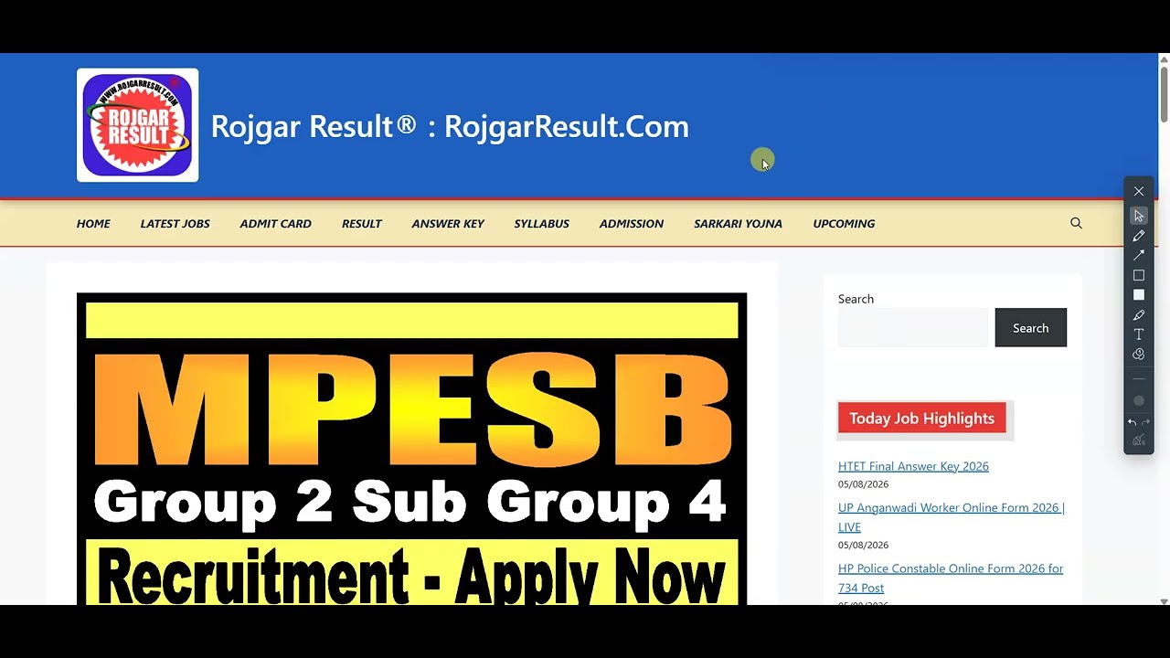 MPESB Group 2 Sub Group 4 Recruitment 2026 for 2106 Post | How To Fill Form | Form Kaise Bhare