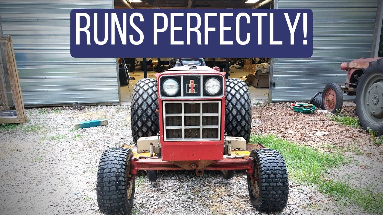 Runs Flawlessly! International 184 Tractor Back to Work!