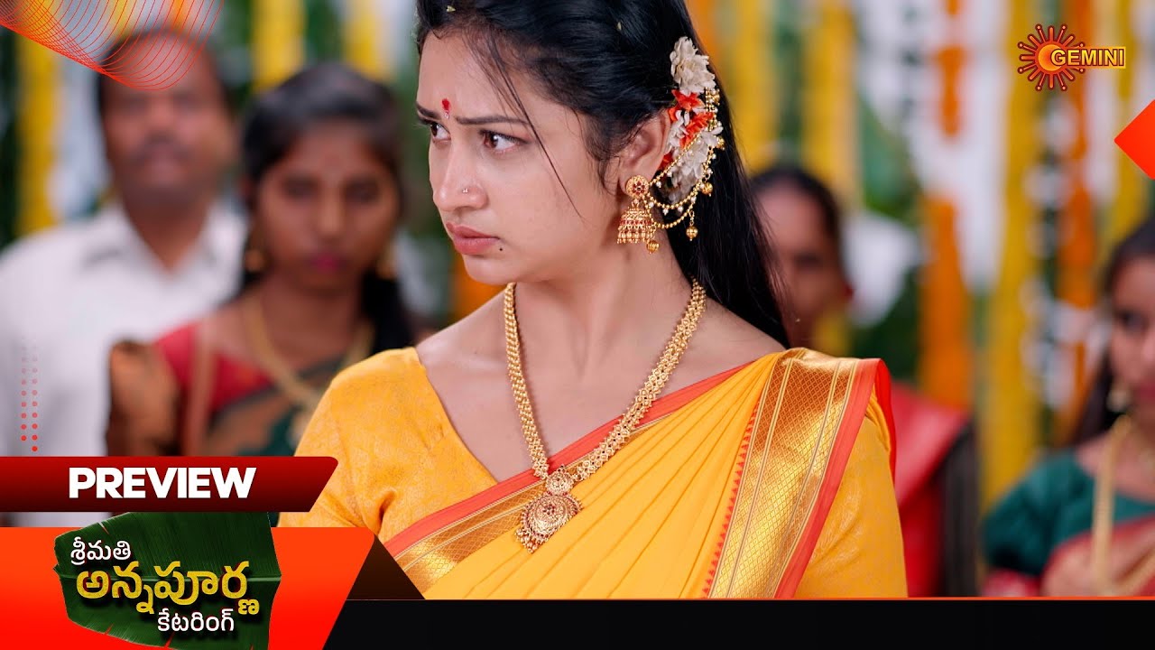 Srimati Annapurna Catering - Preview of the day | Watch full EP Sun NXT | 23 Feb 2026 | Gemini TV