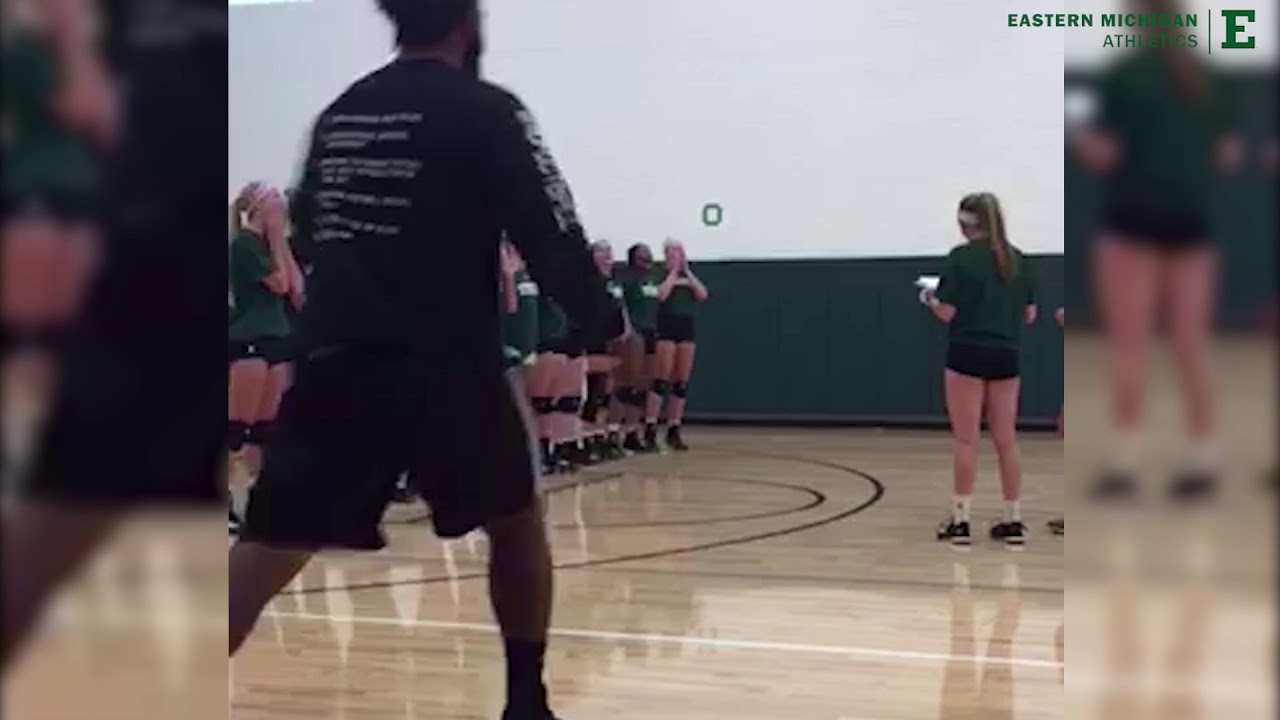 EMU Volleyball's Alyssa LaFace Surprised with Scholarship